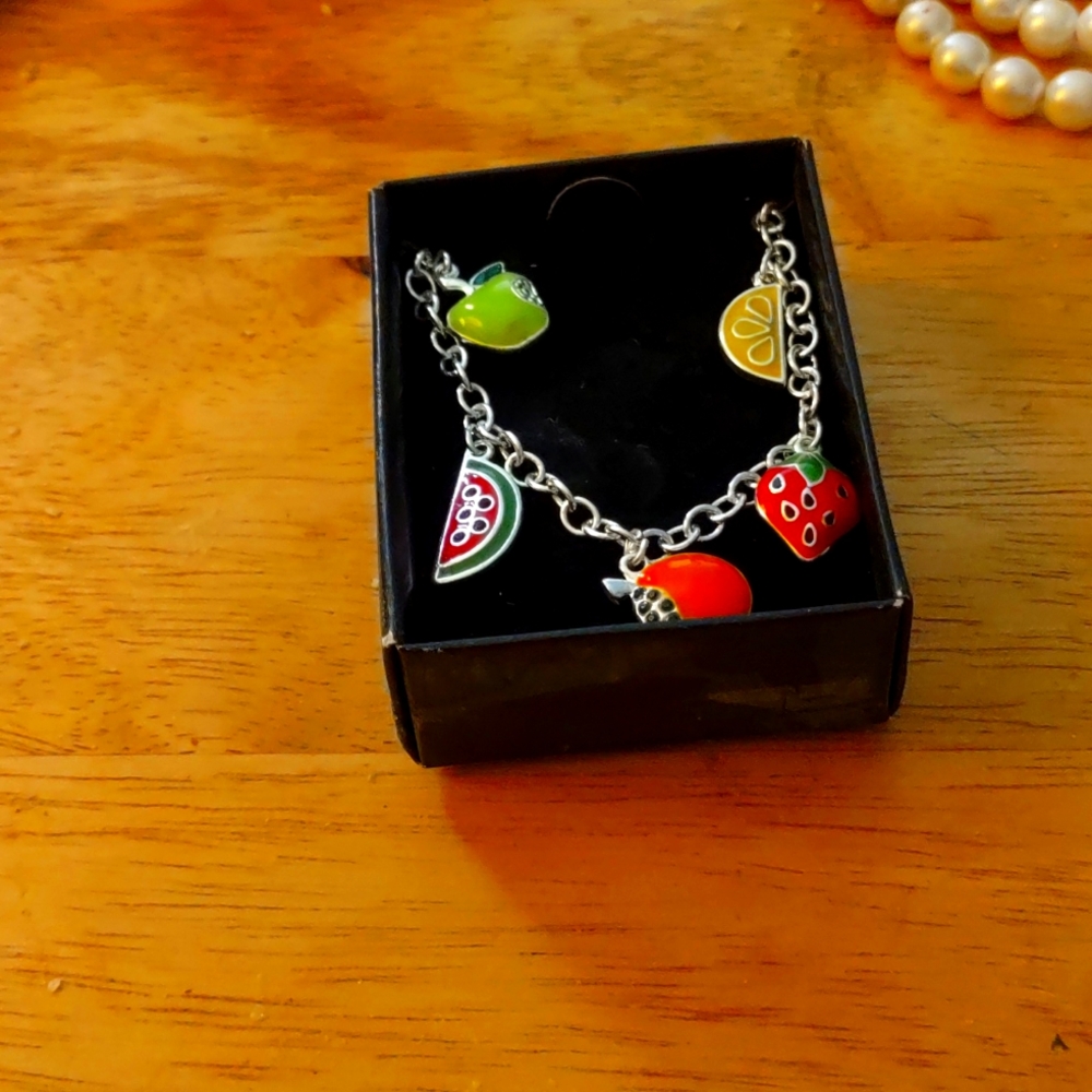 Fruit ankle bracelet